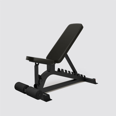 Black adjustable bench