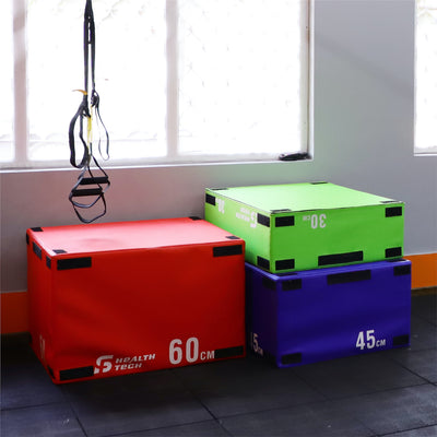 Red, green and blue jump box