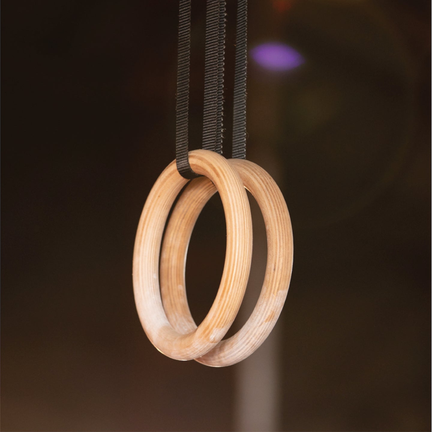 hanging Gymnastic rings with tape