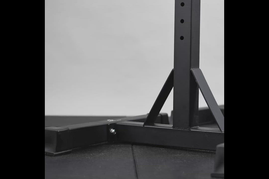 Adjustable Squat rack setup