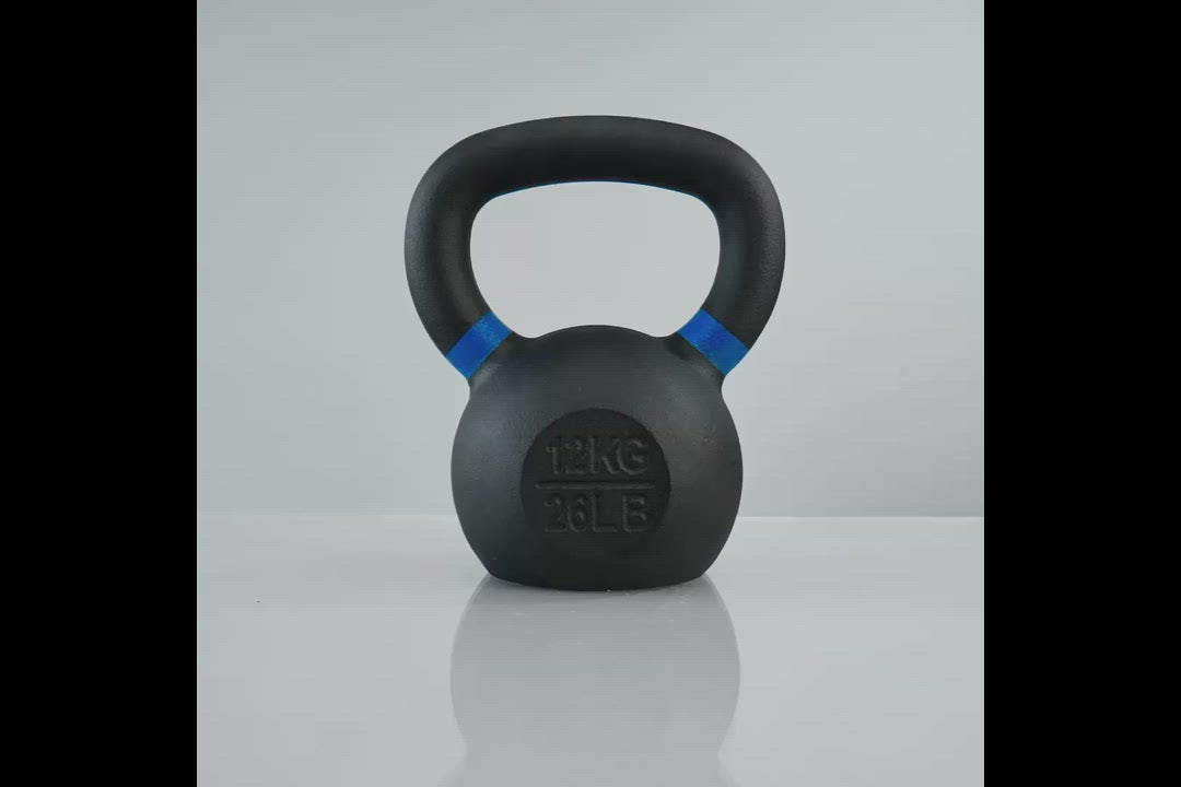 multi colour cast iron kettle bells