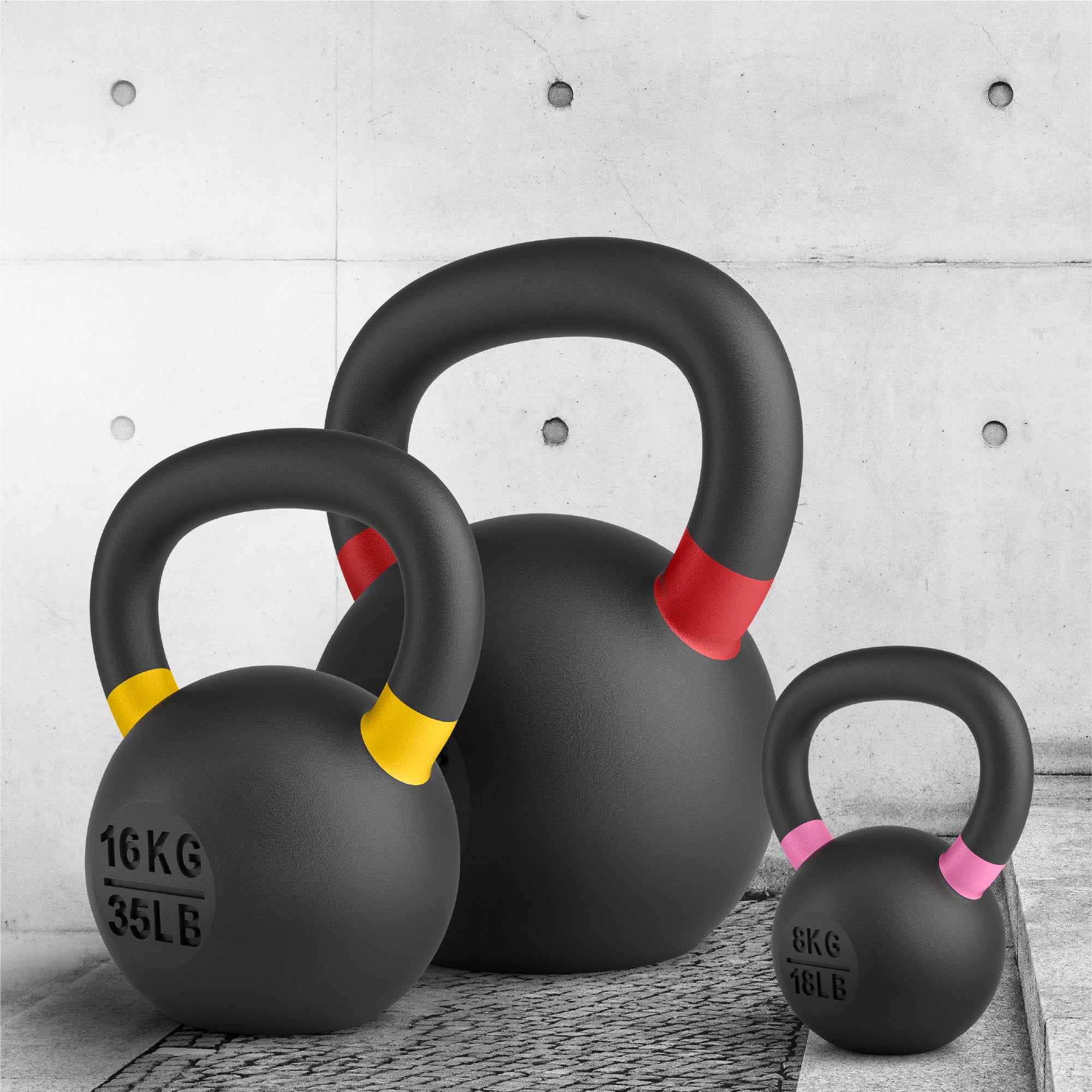 Black Polished Kettle Bell 8kg, For Gym at Rs 2280/kg in Pune