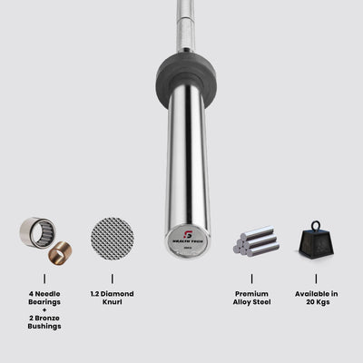 Chrome Olympic Barbell - 20kgs