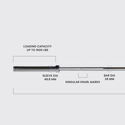 Chrome Olympic Barbell - 20kgs